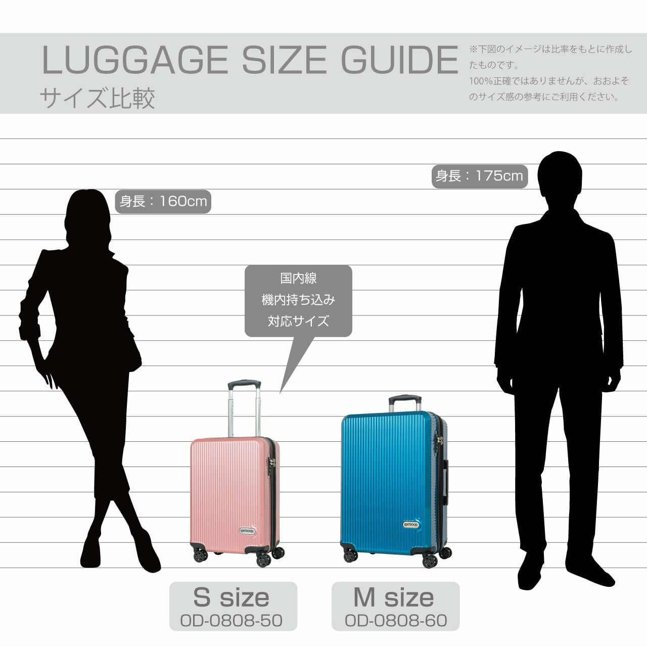 OUTDOOR PRODUTS(アウトドア プロダクツ) スーツケース 66-74L OD-0808-60
