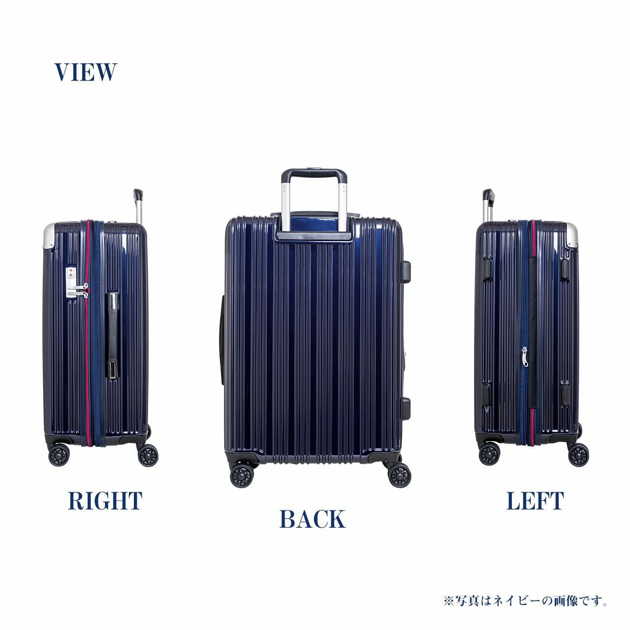 TRANS CONTINENTS(トランスコンチネンツ) スーツケース Mサイズ/中型