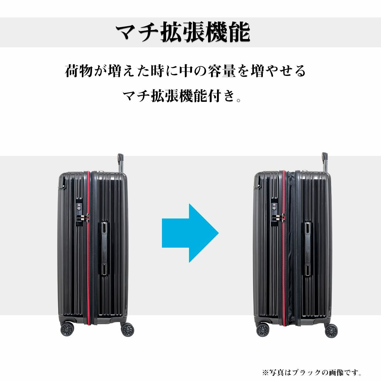 TRANS CONTINENTS(トランスコンチネンツ) スーツケース Lサイズ/大型