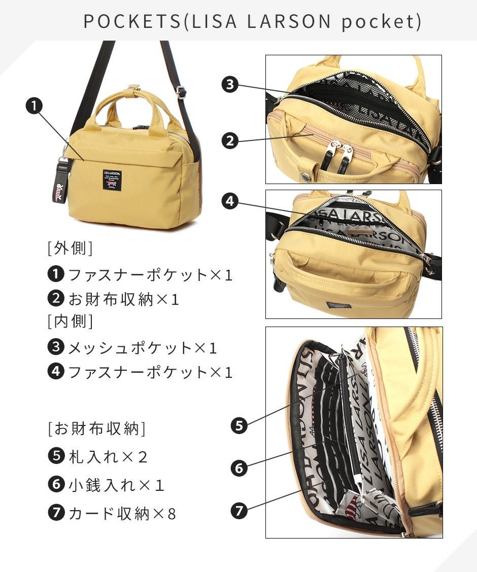 LISA LARSON(リサラーソン)可愛いのに機能的、マイキーと一緒お出かけ