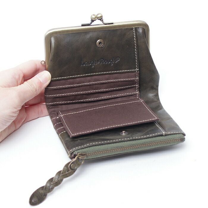 [公式]モズ三つ折りミニ財布かわいい北欧moz本革レザーレディースメンズ人気ブランドZNWS-86090プレゼントギフト