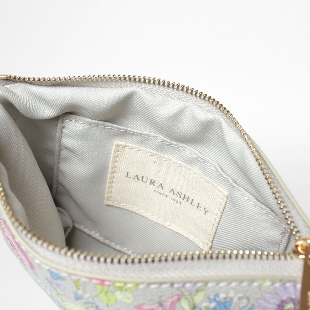LAURA ASHLEY - ローラアシュレイ】人気プリント柄のフラットなポーチ