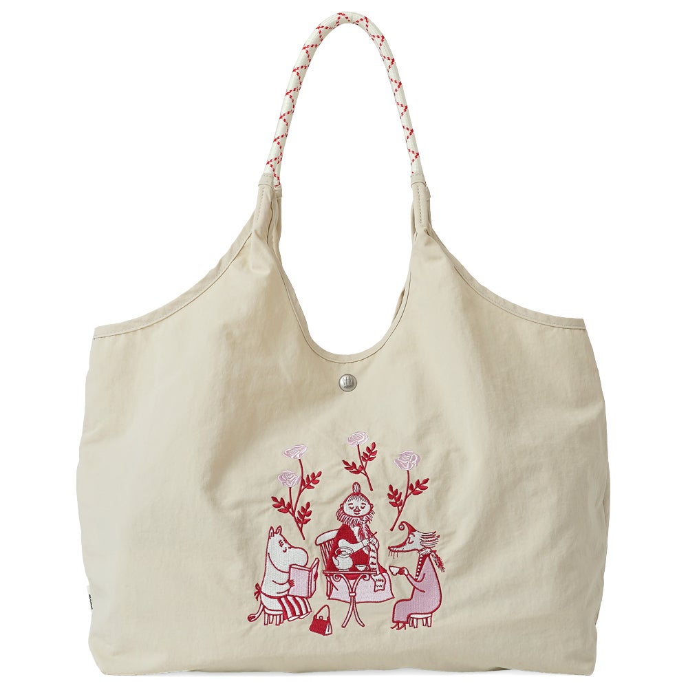 公式]MOOMIN ムーミン | 刺繍のデザインが可愛いナイロンバッグ | T2O