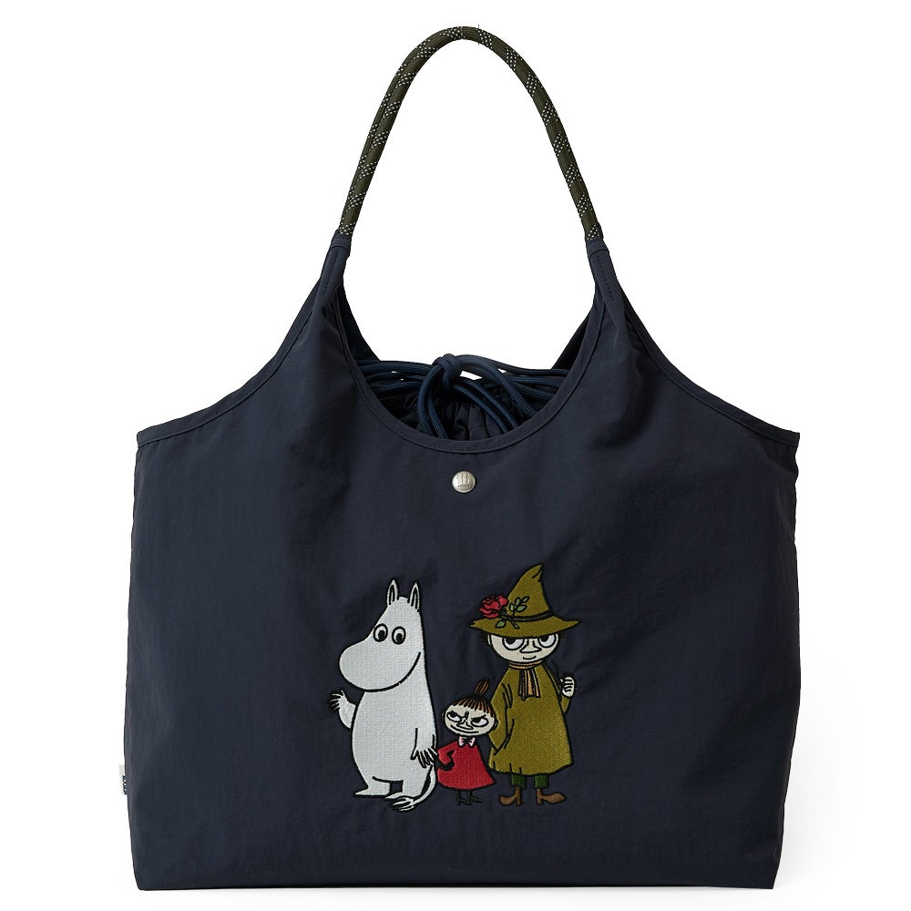 公式]MOOMIN ムーミン | 刺繍のデザインが可愛いナイロンバッグ | T2O