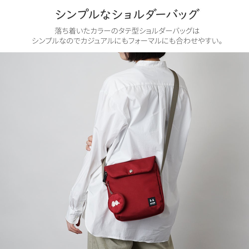 MOOMIN 縦型ショルダーバッグ 撥水シリーズ ケース付 MOOMIN 縦型ショルダーバッグ 撥水シリーズ コインケース付 | バック