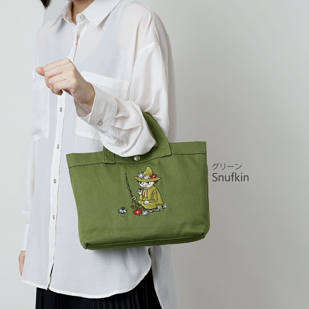 公式]MOOMIN ムーミン | 刺繍のデザインが可愛いナイロンバッグ | T2O