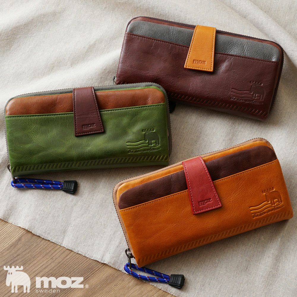 moz(モズ) ラウンドファスナー長財布 | バッグメーカー直営公式サイト