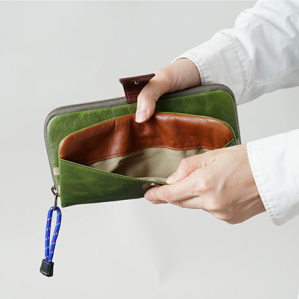 moz(モズ)ラウンドファスナー長財布 | バッグメーカー直営公式サイト