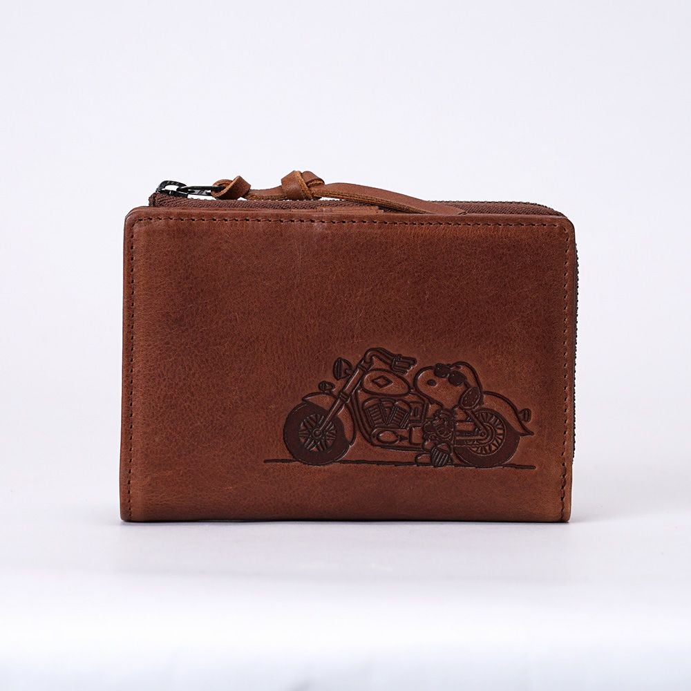 リピート割　本体のみ　二つ折り財布　ブラウンシグネチャー×スヌーピーコラボ COACH（コーチ） 即発送可能 X ピーナッツ コラボ 2025新作 スヌーピー