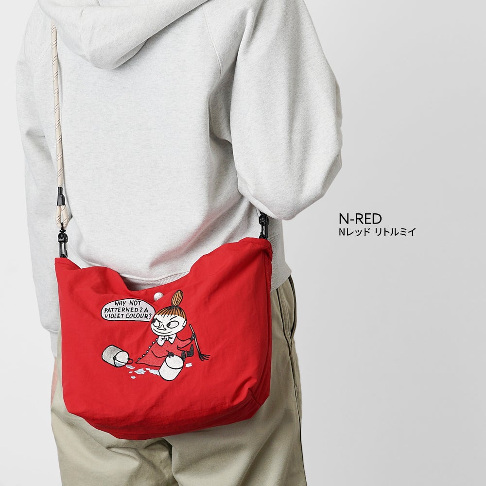 公式]MOOMIN ムーミン | 刺繍のデザインが可愛いナイロンバッグ | T2O