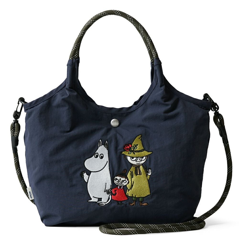 ムーミンさま、2点おまとめです。 公式]MOOMIN ムーミン | 刺繍のデザインが可愛いナイロンバッグ | T2O