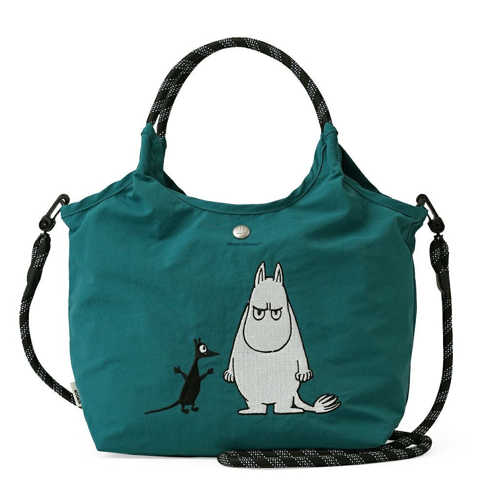 公式]MOOMIN ムーミン | 刺繍のデザインが可愛いナイロンバッグ | T2O