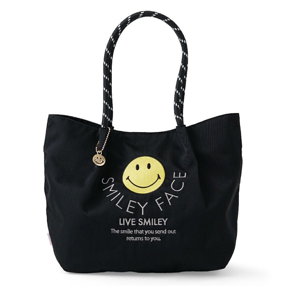 公式]【SALE】スマイリーフェイスが刺繍されたトートバッグ | バッグ