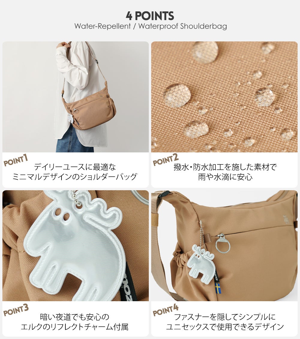 M*n様 fluss フルス ショルダーバッグ fluss(フルス)のCRUSH CYLINDER CROSS BAG BLACK(バッグ)の通販
