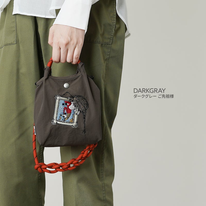 公式]MOOMIN ムーミン | 刺繍のデザインが可愛いナイロンバッグ | T2O 