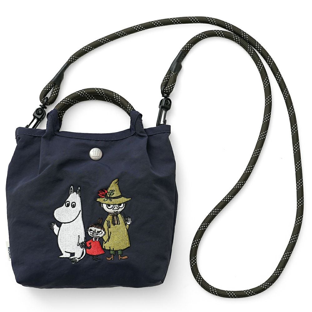 公式]MOOMIN ムーミン | 刺繍のデザインが可愛いナイロンバッグ | T2O