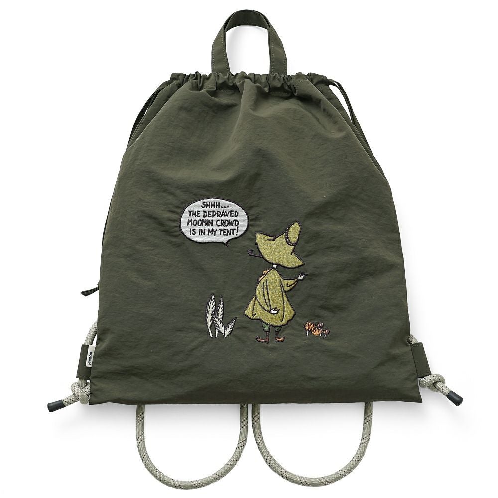 公式]MOOMIN ムーミン | 刺繍のデザインが可愛いナイロンバッグ | T2O