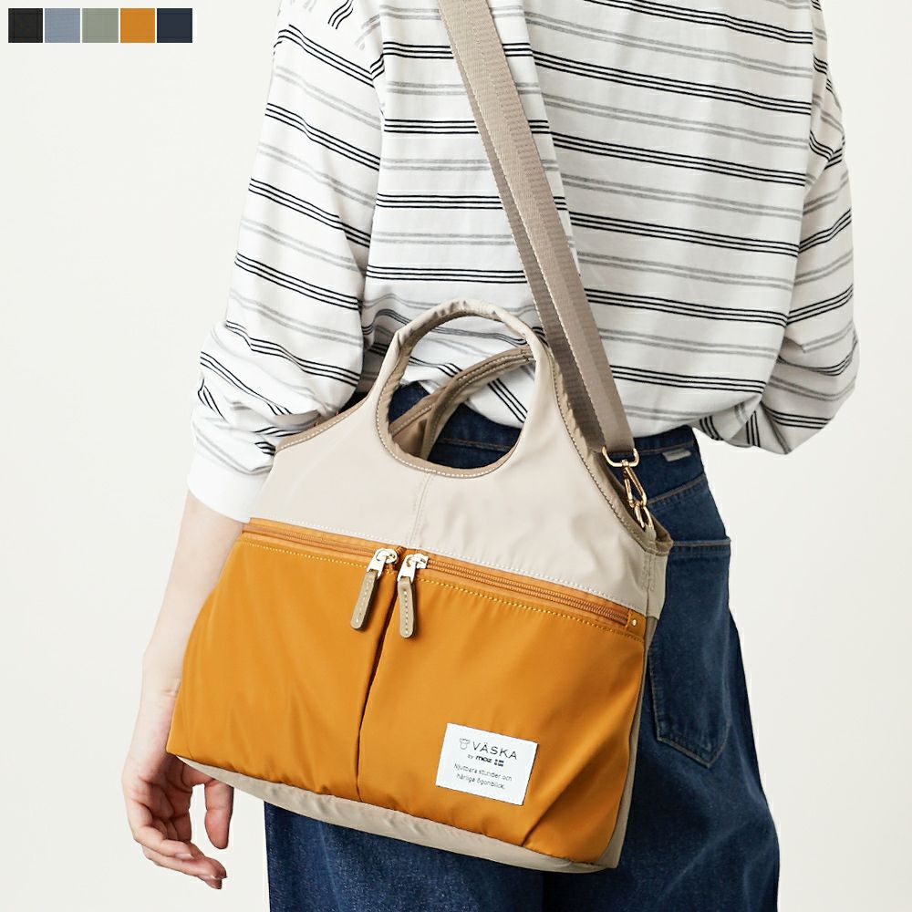 公式】VASKA(ヴェスカ ベスカ)ポケット沢山 使いやすいショルダーバッグ