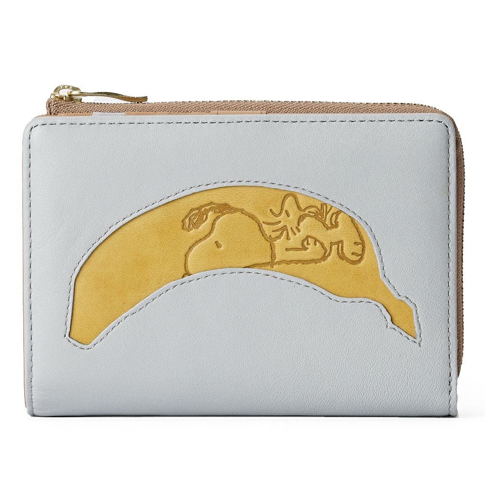 フルーツの窓から覗くスヌーピーの本革財布 No.73532 No.73533 No.73534