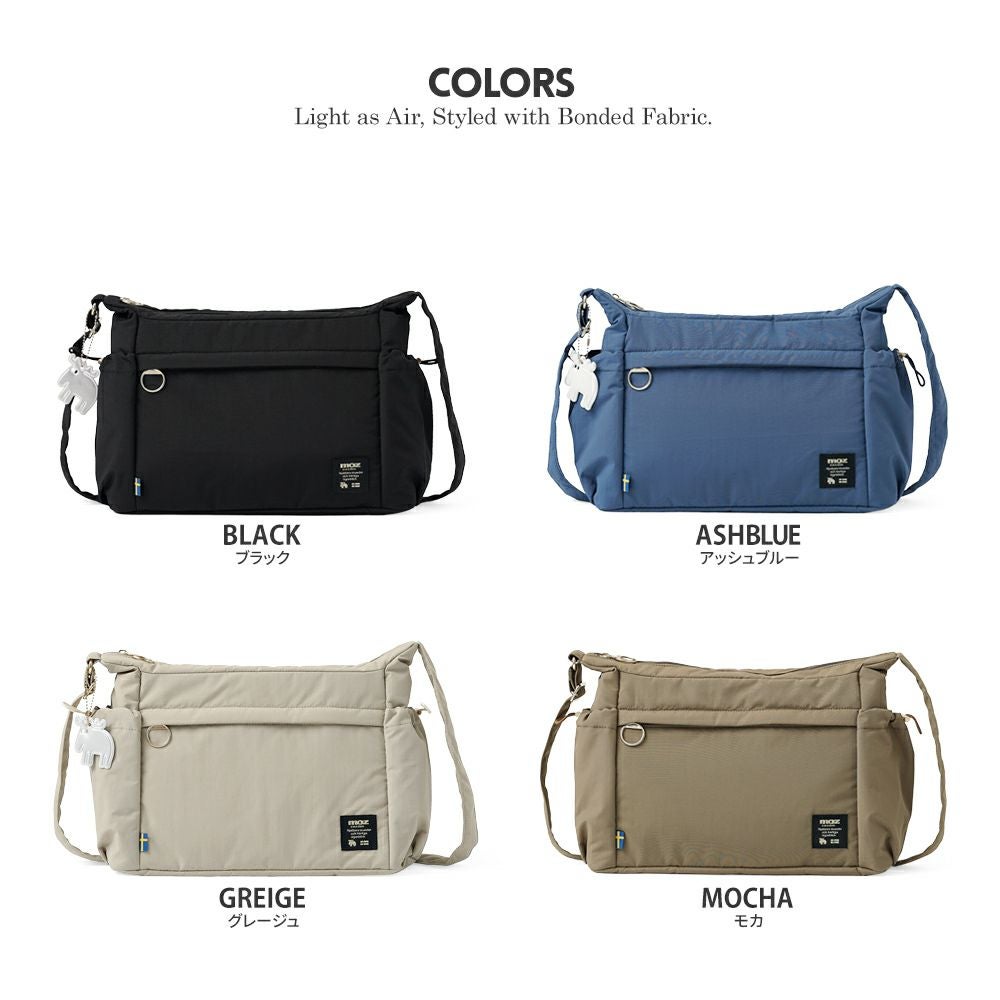 moz(モズ)驚くほど 軽い ボンディング生地 の ショルダーバッグ