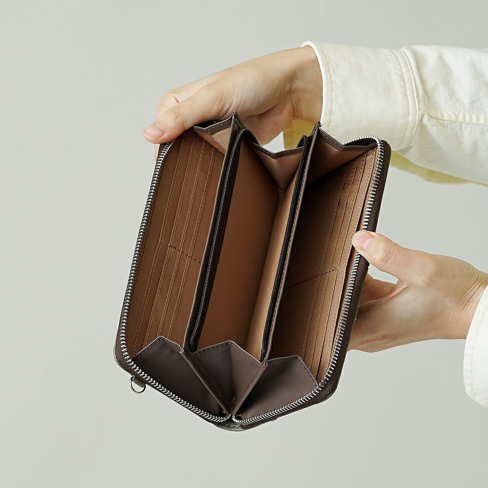 moz(モズ)L字ファスナー長財布 | バッグメーカー直営公式サイト