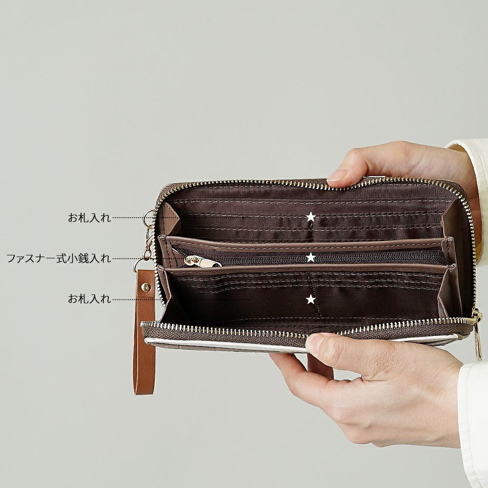 moz(モズ)L字ファスナー長財布 | バッグメーカー直営公式サイト