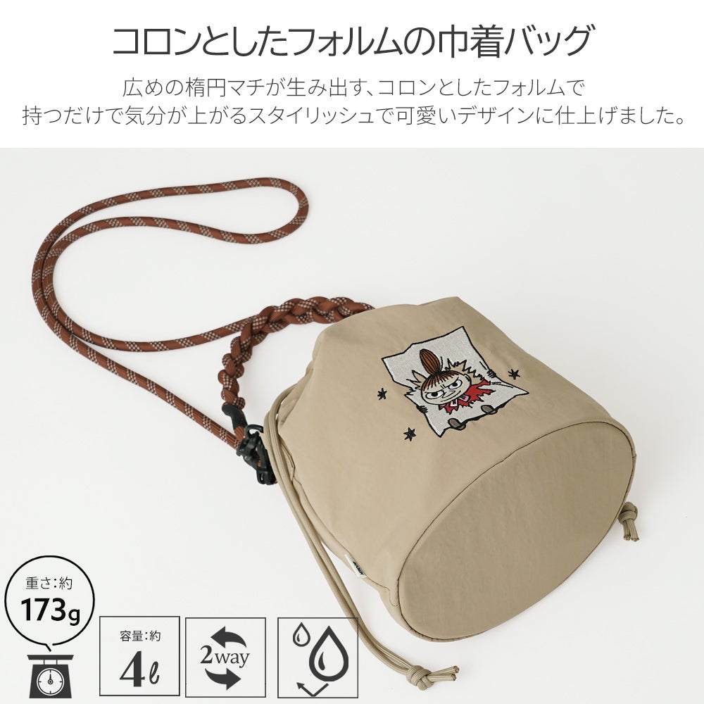 公式]MOOMIN ムーミン | 刺繍のデザインが可愛いナイロンバッグ | T2O