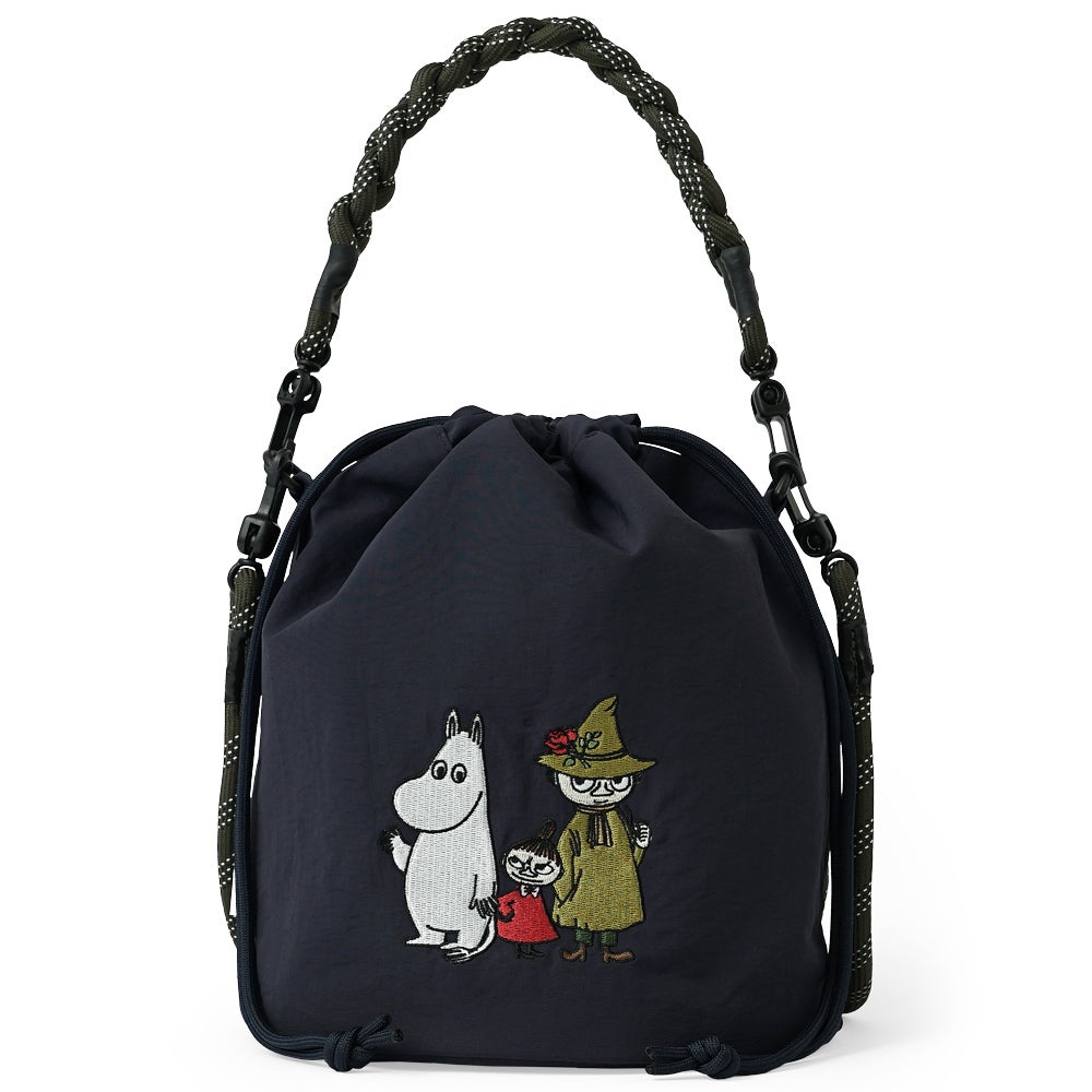 公式]MOOMIN ムーミン | 刺繍のデザインが可愛いナイロンバッグ | T2O