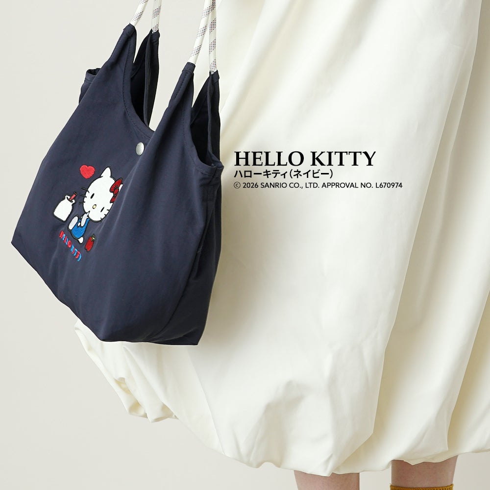 公式]ハローキティ の リッチ な 刺繍 の 2way ショルダーバッグ